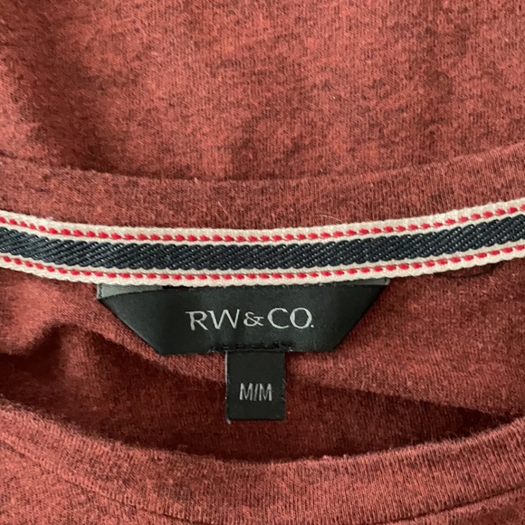 RW&CO Burgandy Tee - Picture 3 of 3
